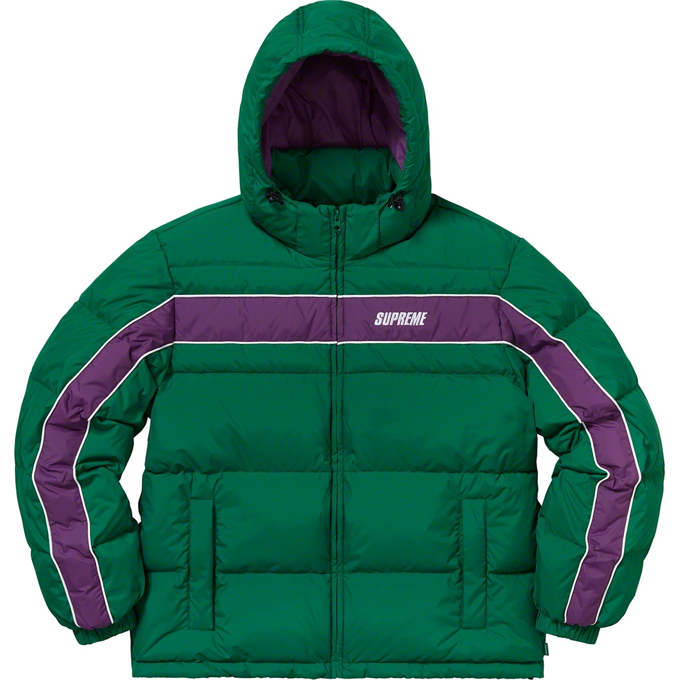 Stripe Panel Down Jacket view 23
